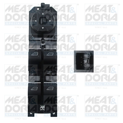 Switch, window regulator